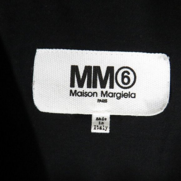 Maison Margiela MM6 French Fries Black Oversized Tee Men's Size Small - Picture 3 of 11